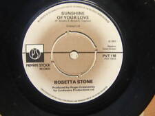Rosetta Stone – Sunshine of Your Love 1977 7” Private Stock PBT 118
