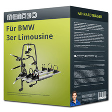 Menabo Fahrradträger Stand Up 3 für BMW 3er Limousine Typ E46 - 3 Fahrräder  NEU