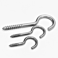 Gebogene Schraubhaken