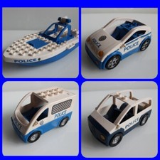 LEGO DUPLO  Fahrzeuge Auto Polizei Boot Schiff