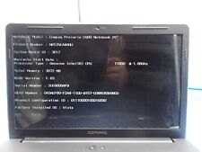 HP Compaq Presario CQ60 Notebook*OHNE RAM und HDD*Für Ersatzteil DEFEKT#N706
