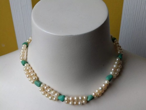 Antik alte echte perlenkette - antik,