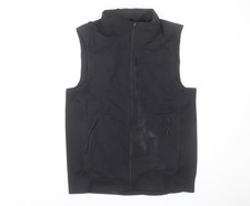 Nike Softshell Bodywarmer Weste Herren schwarz Gr. S leichte Zip Weste
