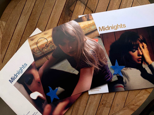 Signed taylor swift - swift, midnights