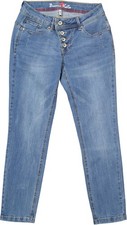 NEU !! Buena Vista Damen Stretch Jeans, Malibu 2104-J5122 blau, Gr. L