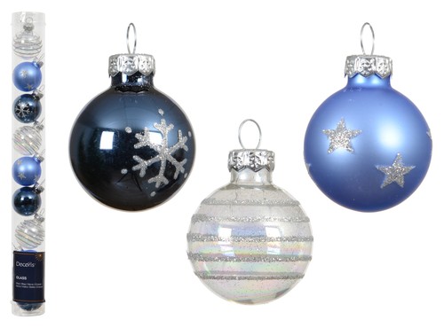 Weihnachtskugeln glas mit - 9,