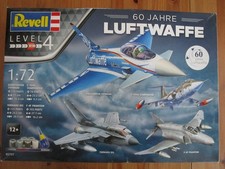 Revell 05797 Bausatz "60 Jahre Luftwaffe" - 4 Flugzeuge  / Karton geöffnet