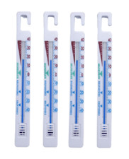 4 Stück Kühlschrankthermometer Gefrierschrank Thermometer Fenster Analog Küche