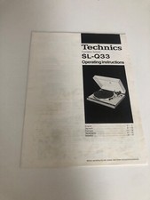 Technics SL-Q33 turntable