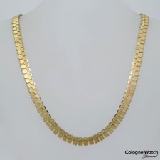 Collier kette mattiert - collier,