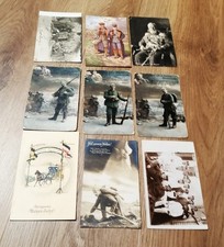 WW1: 9 Feldpostkarten (gelaufen)