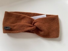 Eisbär Stirnband Ohrenwärmer Braun Cognac Wolle Kaschmir