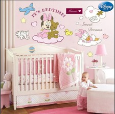 Kinderzimmer Wand Tattoo Minnie Maus & Daisy Duck Disney Wandtattoo Babyzimmer