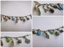 Bettelarmband*Silber 925 mit 11 Anhänger*Silber 925*30gramm*Neuwertig