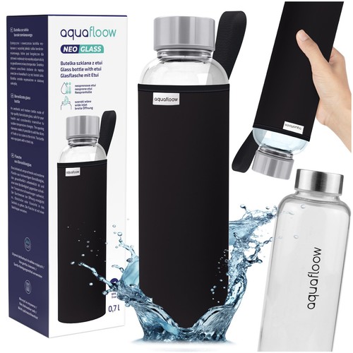 Trinkflasche glas 700ml - trinkflasche,
