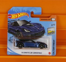 Hot Wheels - 2020 - '19 CORVETTE ZR1 CONVERTIBLE (Blau) - Factory Fresh 2/10