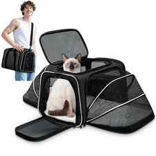 Transportbox für Katzen & kleine Hunde Faltbare und atmungsaktive Tragetasche