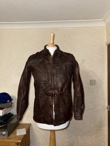 Vintage deutsche lederjacke - vintage,