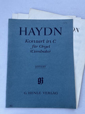 Noten.  Haydn. Konzert in C