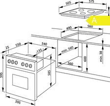 Amica Einbauherd-Set EHC12708E