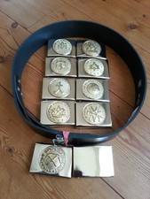 Koppel Zunftkoppel 70-140cm+Koppelschloß 10vers.Varianten Dachdecker Zimmerer Si