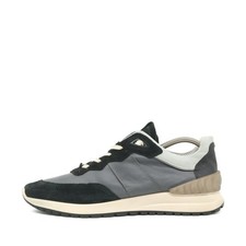 ECCO Herren 52324452241 Sneaker Grau Schwarz Leder Wildleder PHORENE Sohle EU 43