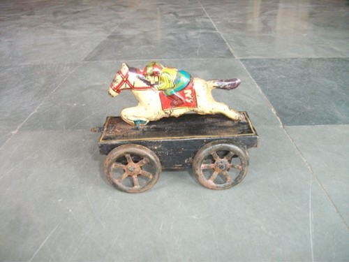 Vintage schwingpferd reitpuppe - vintage,
