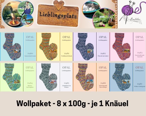 Sockenwollpaket opal - sockenwollpaket, "opal
