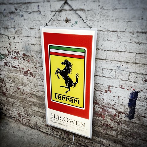 Ferrari leuchtkasten schild - ferrari,