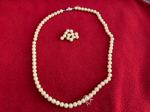 Vintage zuchtperlenkette mm - zuchtperlenkette, 7