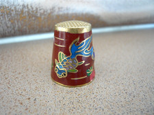 Cloisonne Fingerhut  mit 2
