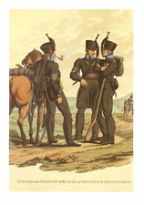 Gummistiefel Armee Militär Uniform Aufdruck Husaren Infanterie Duke Of Brunswick