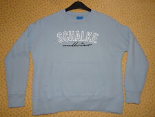 Schalke 04 Fan Sweat Shirt mit Taschen hellblau Gr. S reine Baumwolle ungetragen