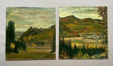 Landschaften, Paar Gemälde