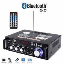HiFi Bluetooth5.0 Digital Power Sound Verstärker Stereo Audio Receiver USB FM