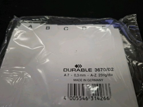 Durable karteikartenregister - durable,