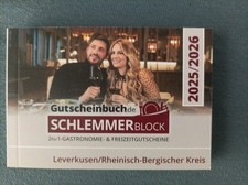 Gutscheinbuch Schlemmerblock Leverkusen/Rheinisch-Bergischer Kreis  2025/2026