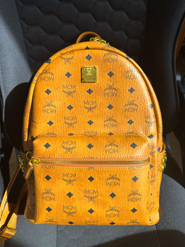 Mcm stark leder rucksack - stark,
