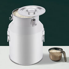 28 Liter Milchkanne Milchkrug Milch Transportkanne Edelstahlfass Milchbehälter