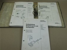 Opel Omega B Elektronische Karosseriesysteme Wegfahrsperre GRA Prüfanleitung