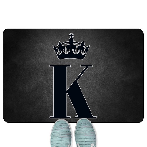 Krone mit buchstabe - krone,