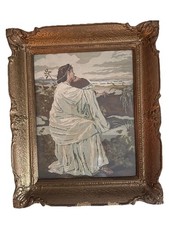 Wiehler Gobelin  Iphigenie Original Rahme altgold Ifingenija Tapisserie Wandbild