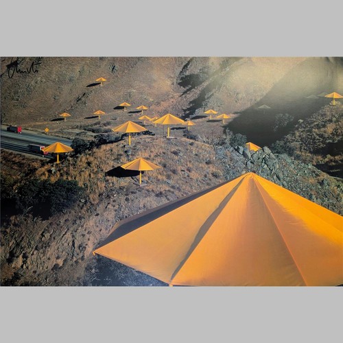Christo the umbrellas - the,