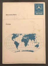 MB Mercedes Benz Händler Händlernetz Buch Heft Service Wartung Papiere 1987 Info