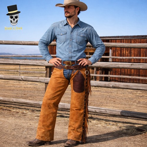 Western wildleder leder - western,
