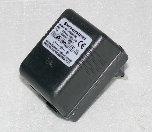 Adaptor nf12vdc 0500 230v - 230v, 50hz