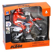 Motocross Spielzeugmodell Dirt Bike & Rider KTM orange SXF450 Maßstab 1:12 Modell