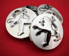 ? 4x Original Peugeot Felgendeckel / Nabendeckel / Felgenkappen 60mm