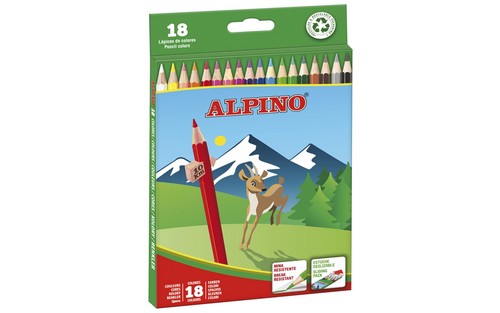 Stiftkasten teilig alpino - 18-teilig,