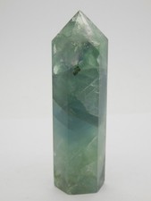 Fluorit Spitze, poliert, aus China, ca 11,4 cm, ca 0,23 kg !!!